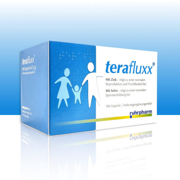 terafluxx® Nahrungsergänzungsmittel für die männliche Fruchtbarkeit